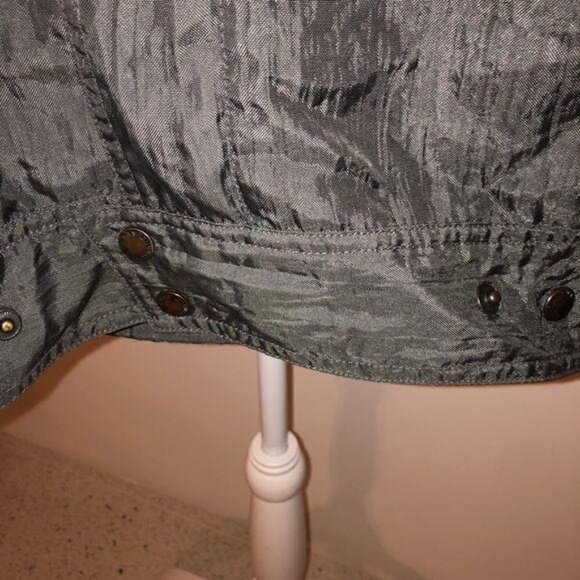 Urban Equipment Windbreaker Jacket Mens Large L Vintage Nylon Black Zipper Snaps - Picture 6 of 15